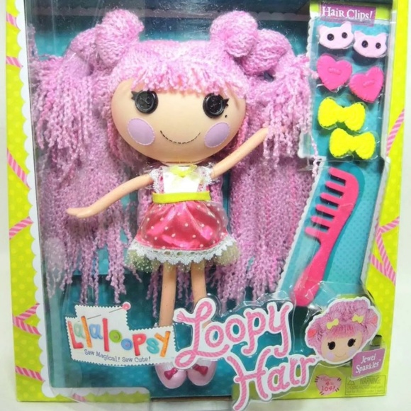 LaLaLoopsy 🧶Loopy Hair Jewel Sparkles doll & Pinkpetal Pony - Picture 8 of 15